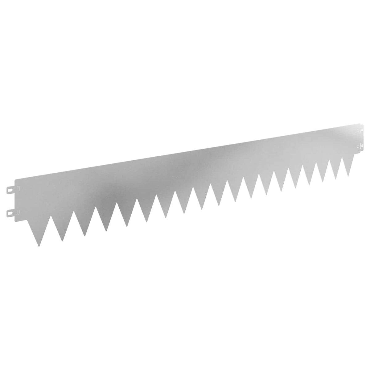 Lawn Edging 30 pcs 103 x 15 cm Steel Silver