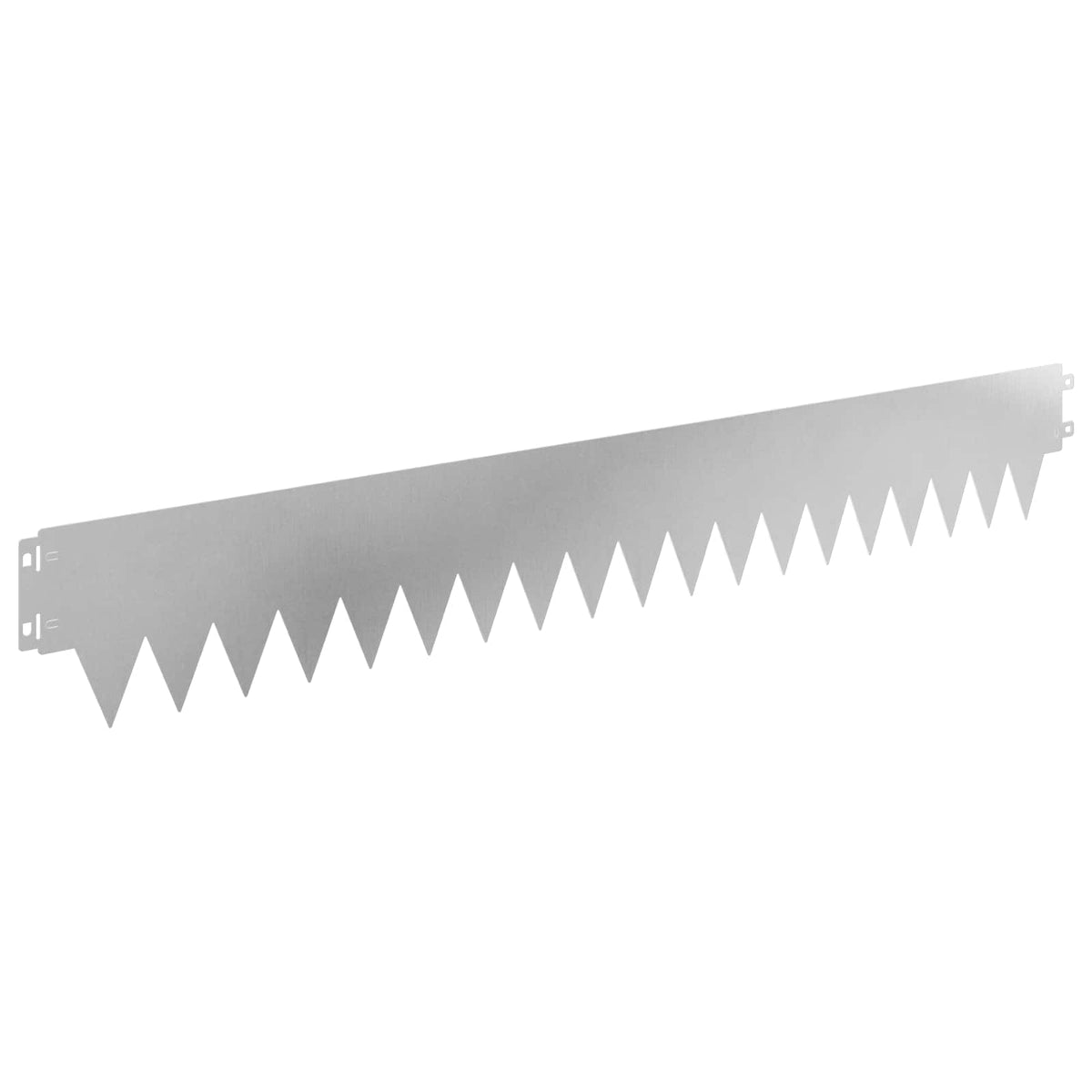 Lawn Edging 50 pcs 103 x 15 cm Steel Silver