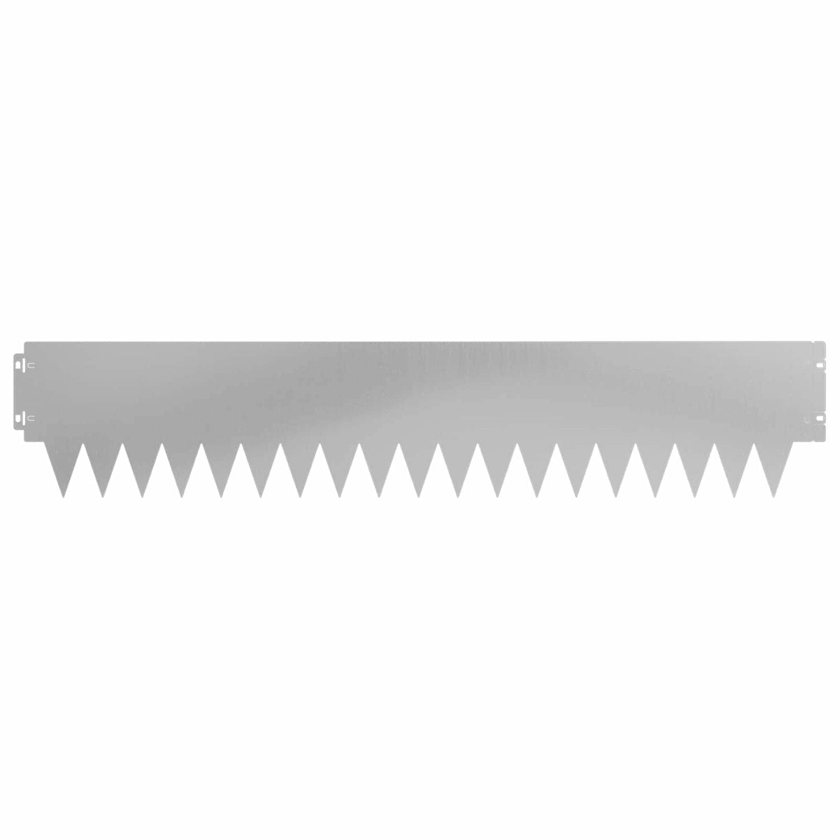 Lawn Edging 30 pcs 103 x 20 cm Steel Silver