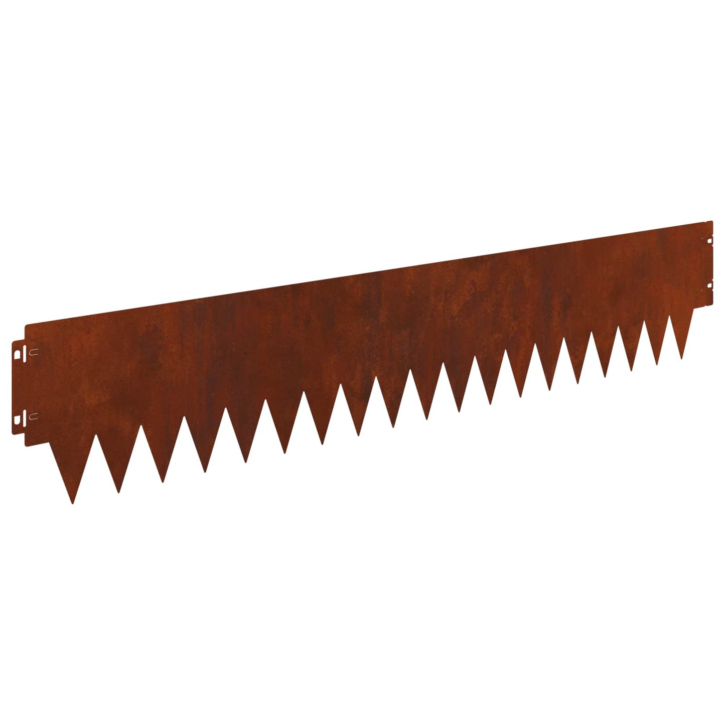 Lawn Edging 20 pcs 103 x 20 cm metal Rusty