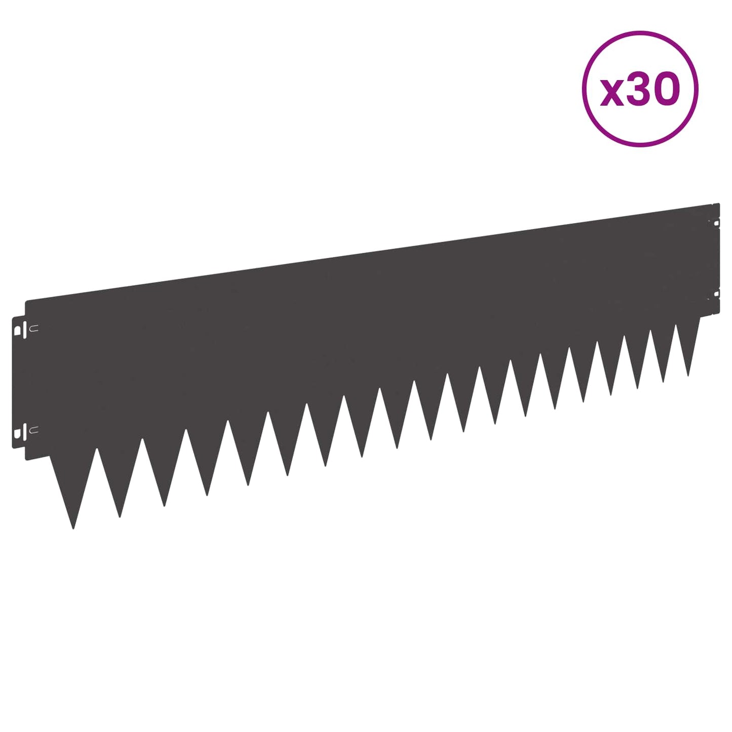 Lawn Edging 30 pcs metal