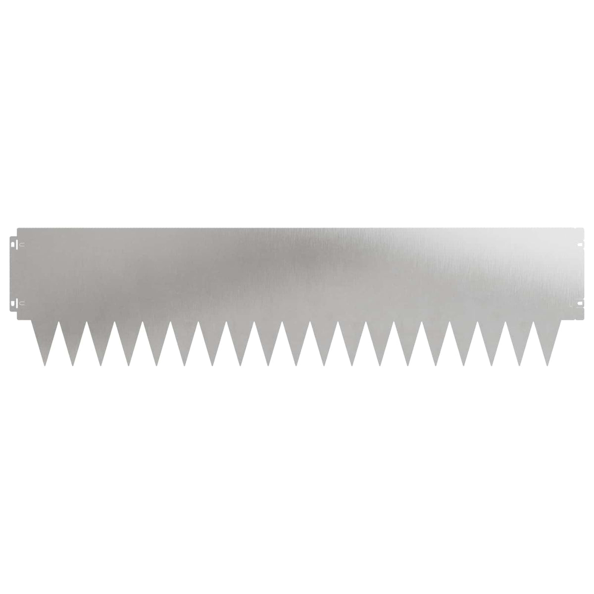 Lawn Edging 30 pcs 103 x 25 cm Steel Silver