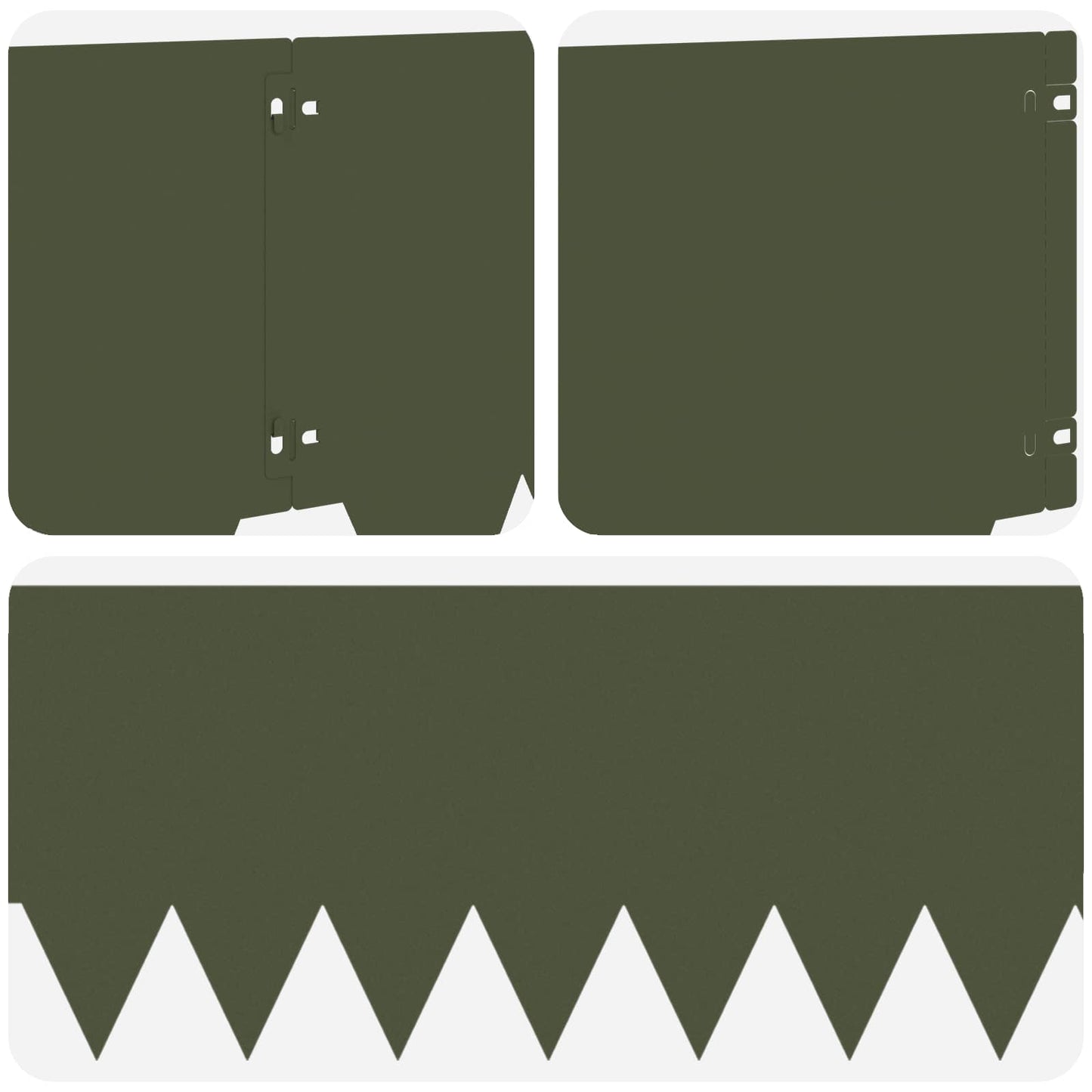 Lawn Edging 10 pcs metal