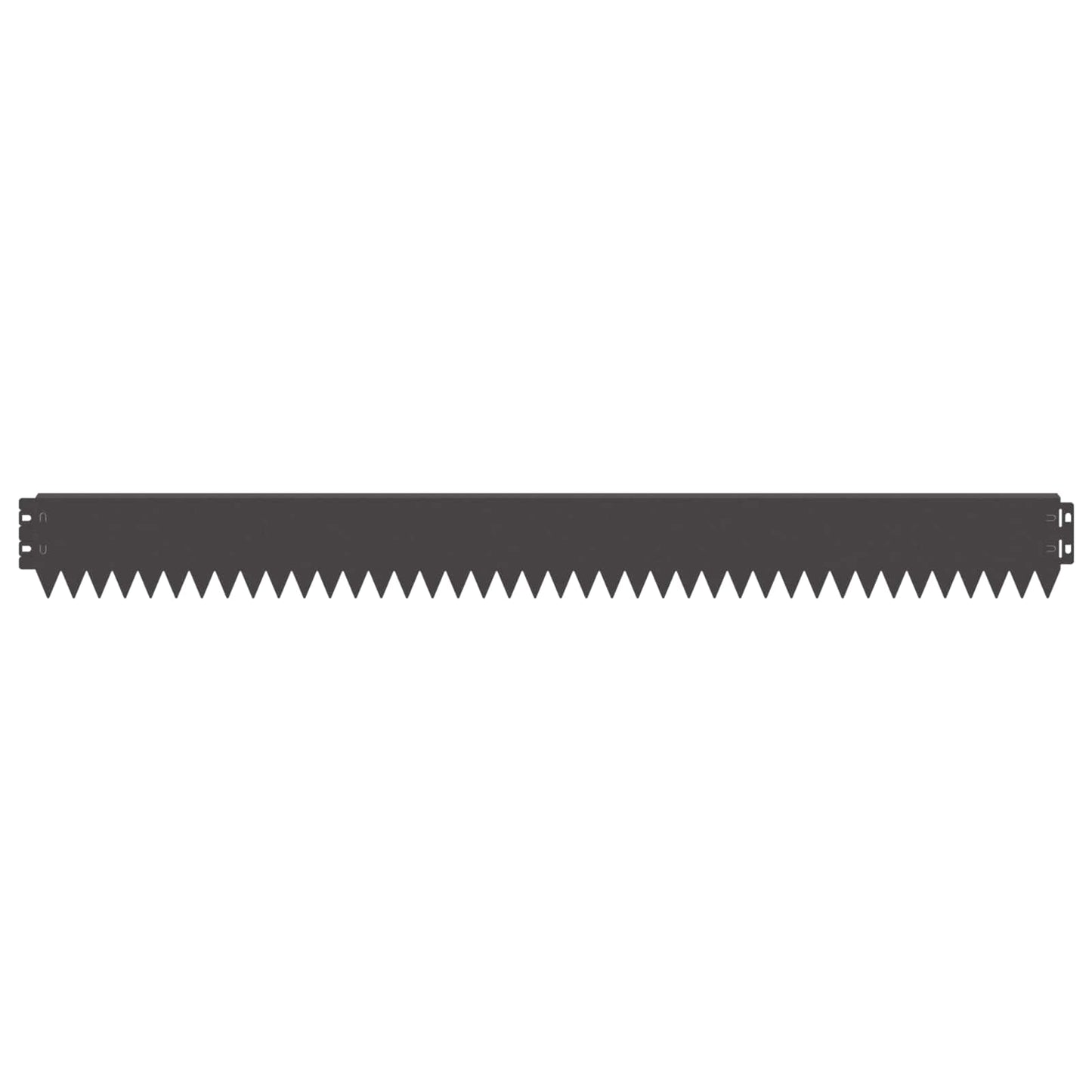 Lawn Edging 50 pcs 103 x 10 cm Steel Black