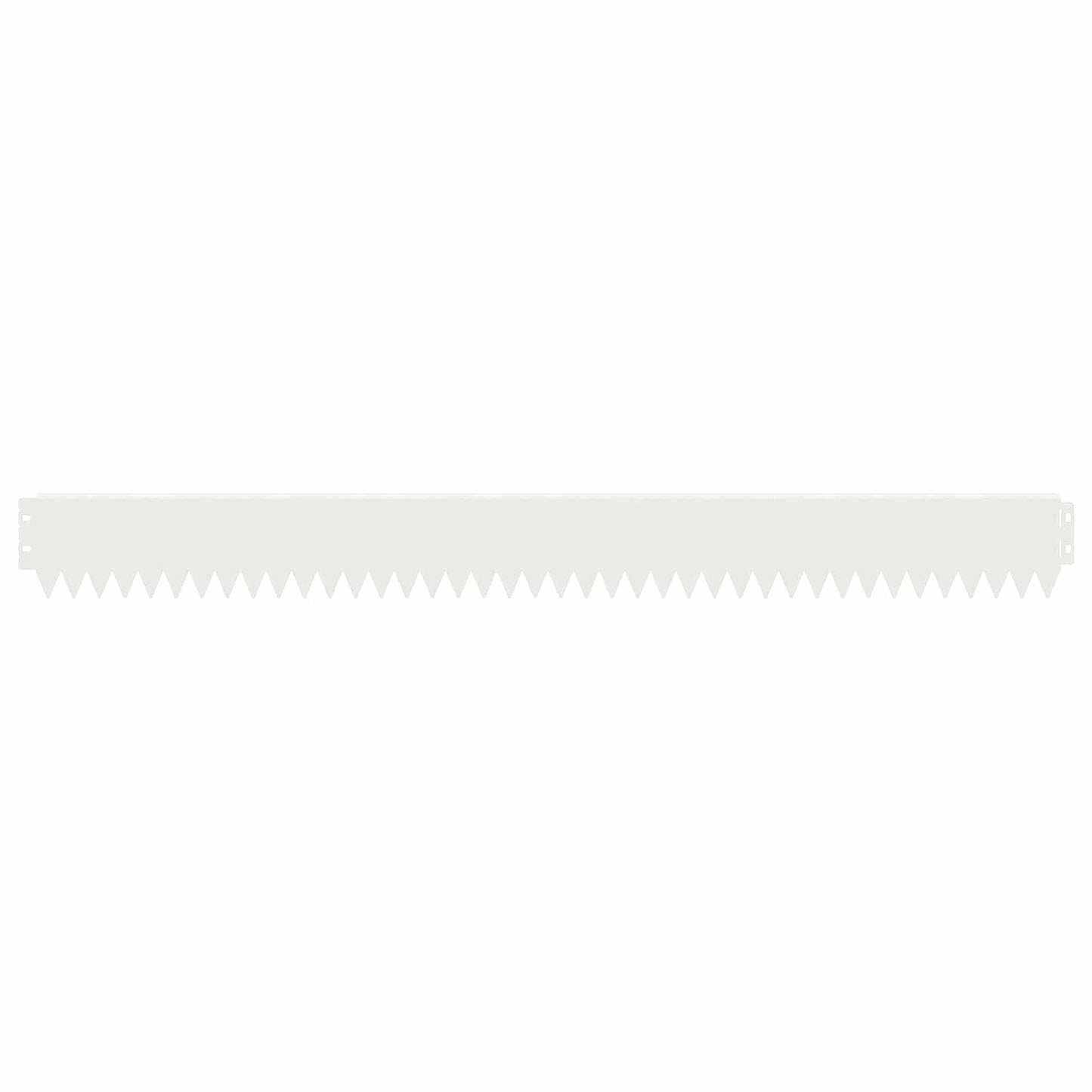 Lawn Edging 30 pcs 103 x 10 cm Steel White