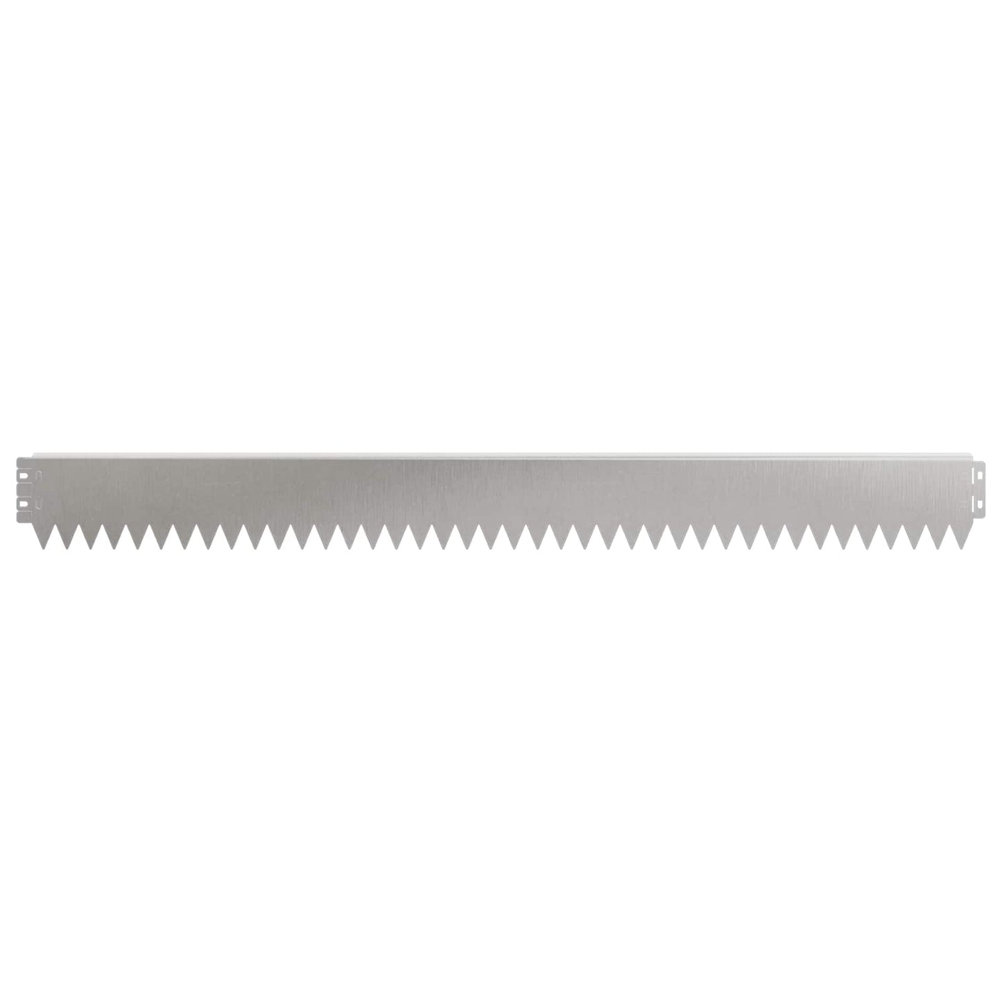 Lawn Edging 50 pcs 103 x 10 cm Steel Silver