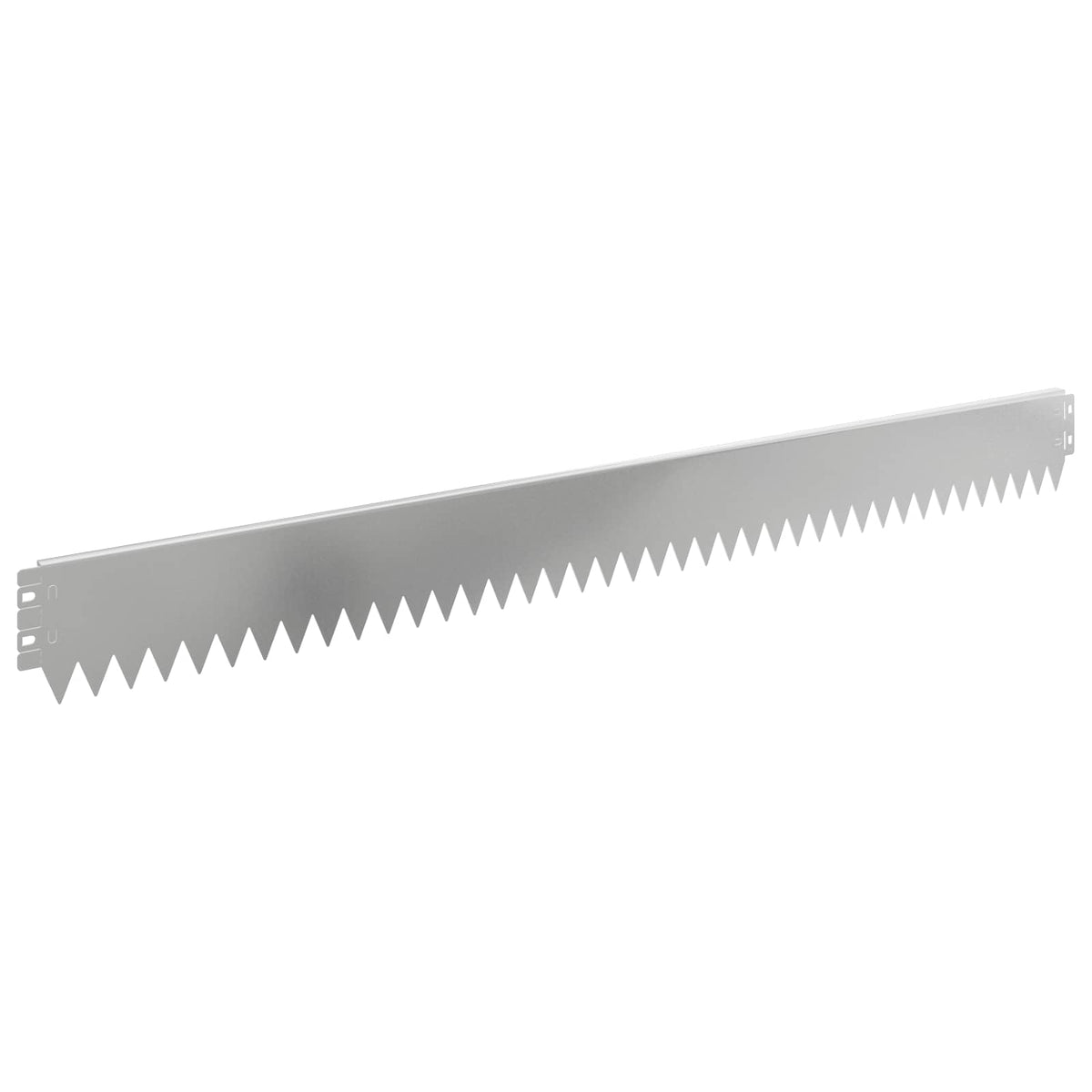 Lawn Edging 50 pcs 103 x 10 cm Steel Silver