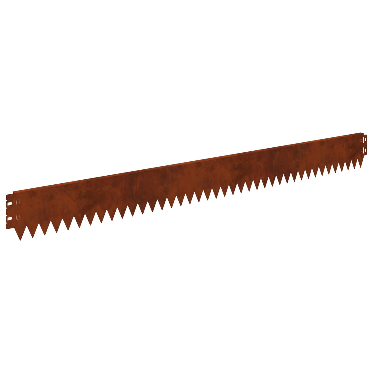 Lawn Edging 30 pcs 103 x 10 cm Steel Rusty