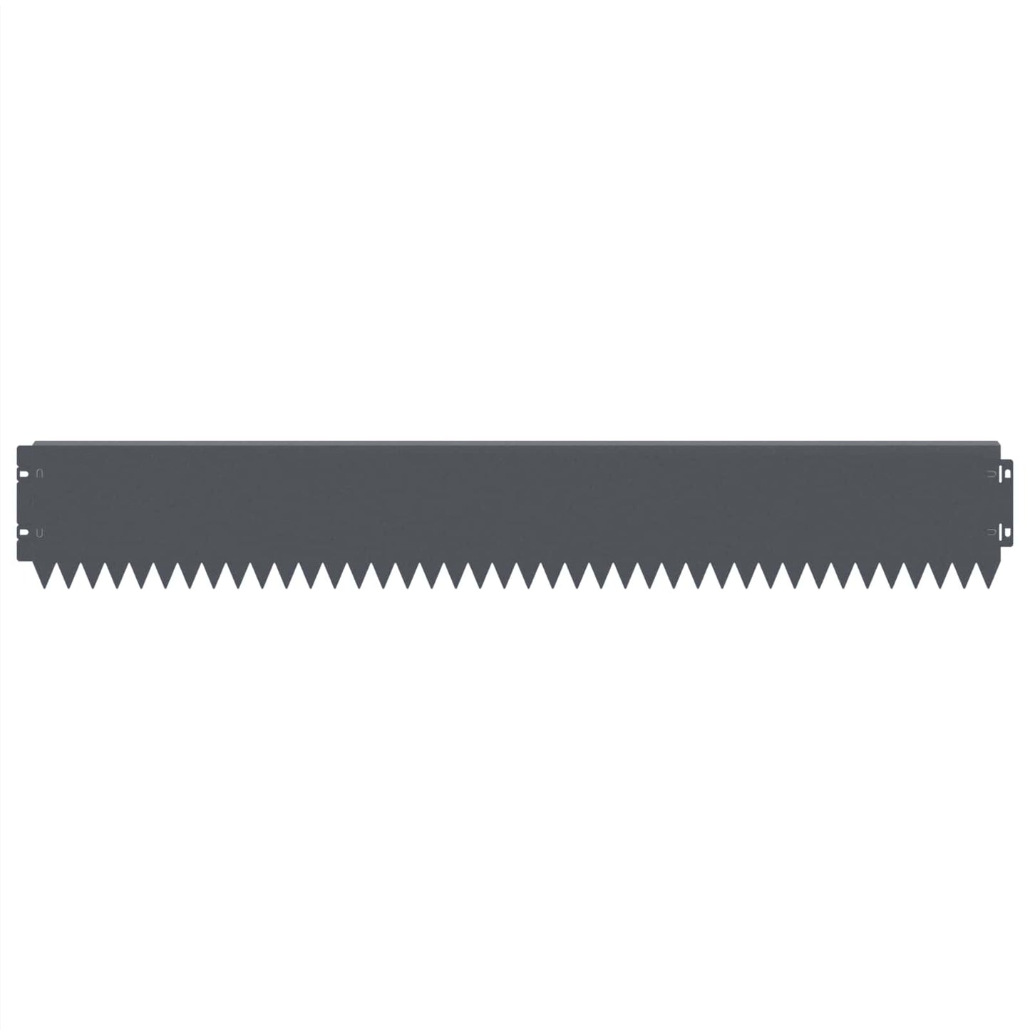 Lawn Edging 30 pcs 103 x 15 cm Steel Anthracite