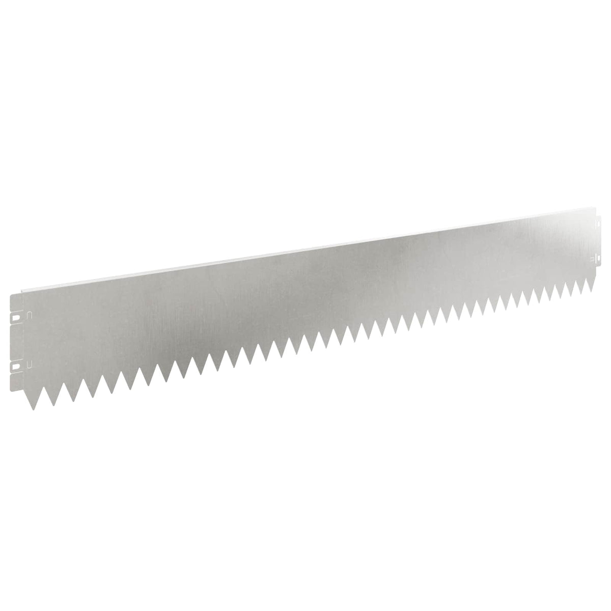 Lawn Edging 30 pcs 103 x 15 cm Steel Silver