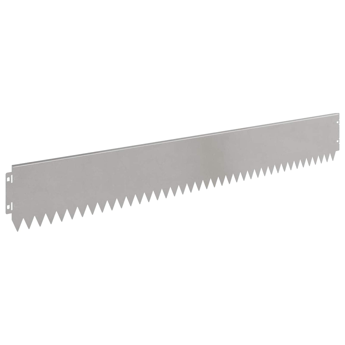 Lawn Edging 30 pcs 103 x 15 cm Steel Silver