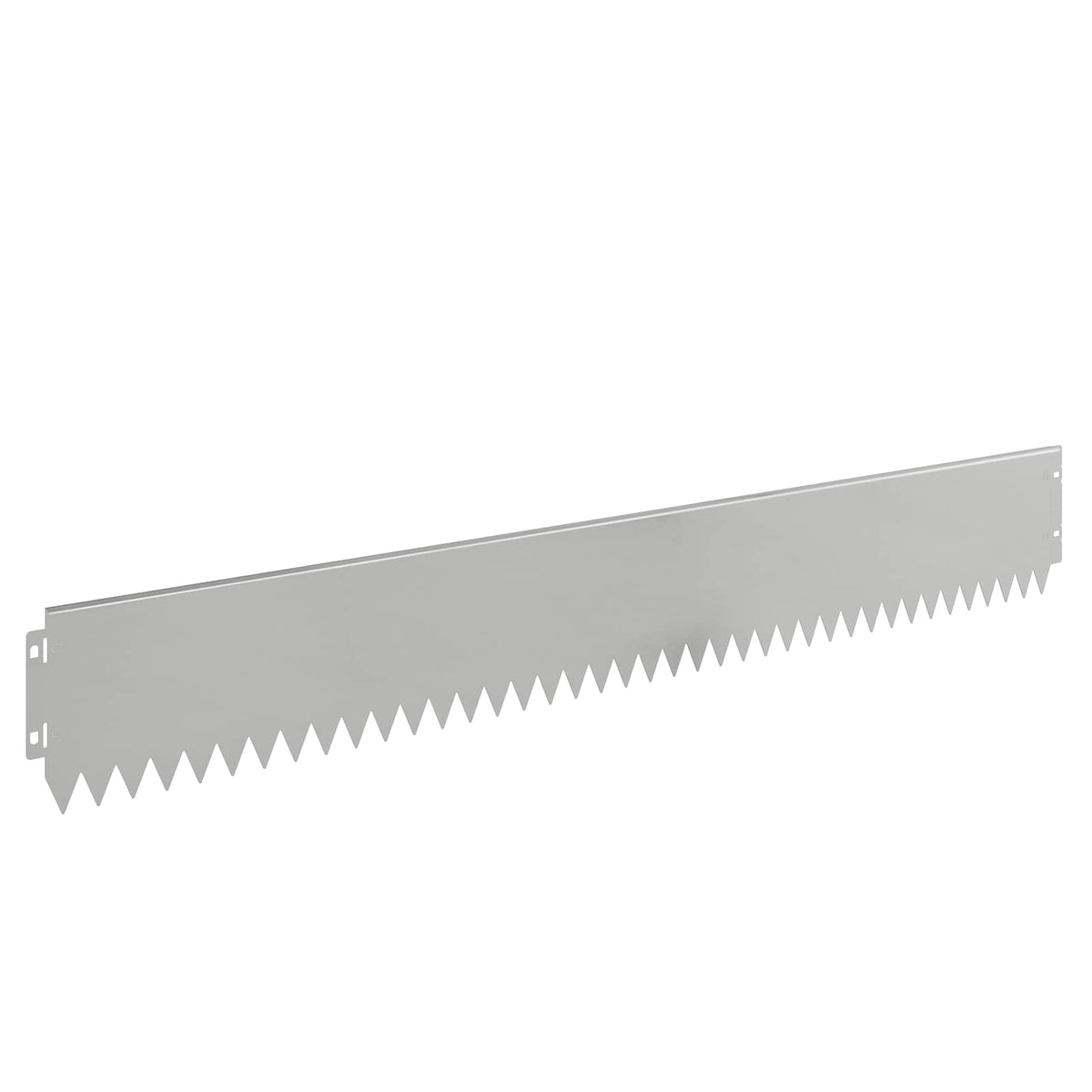 Lawn Edging 20 pcs 103 x 15 cm Steel Silver