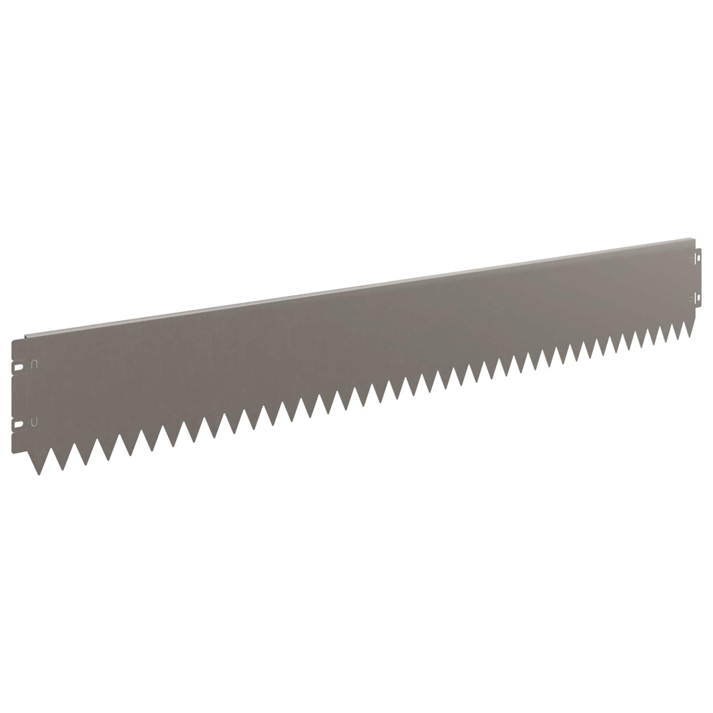 Lawn Edging 10 pcs 103 x 15 cm Steel Rusty