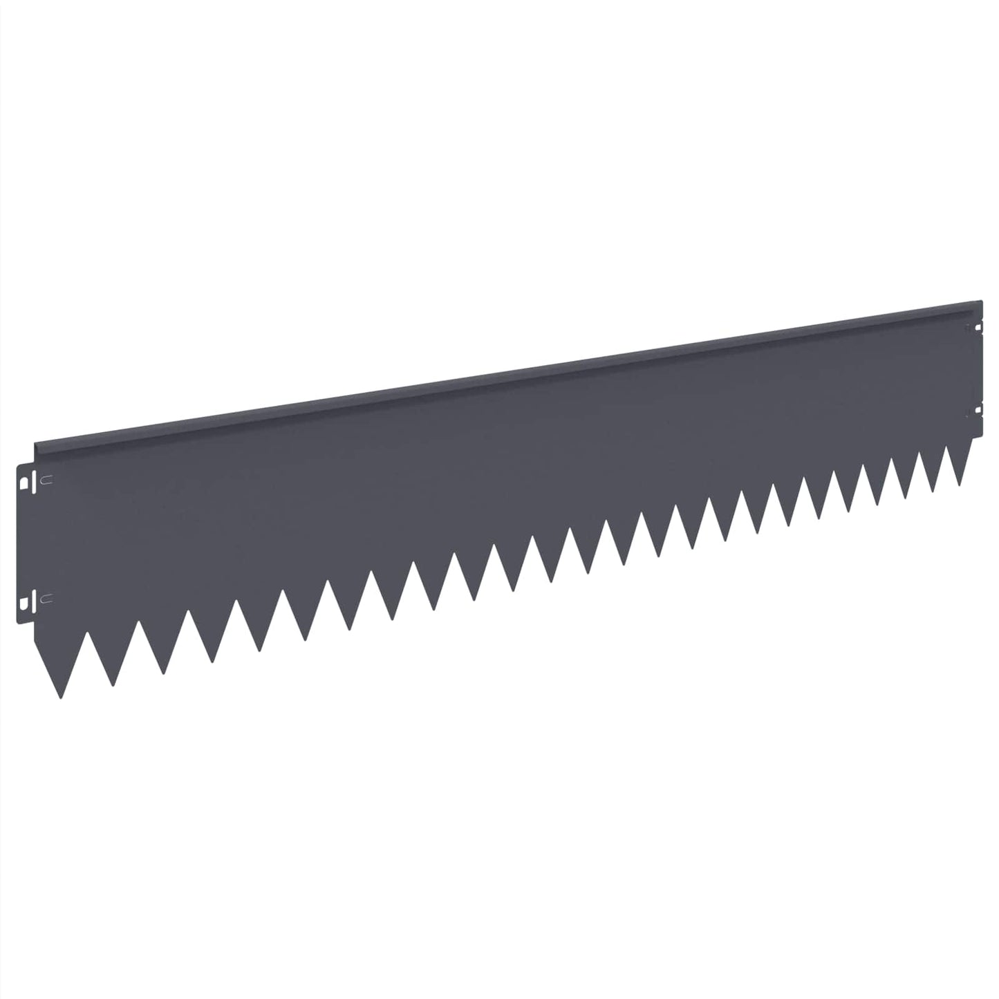 Lawn Edging 20 pcs 103 x 20 cm Steel Anthracite