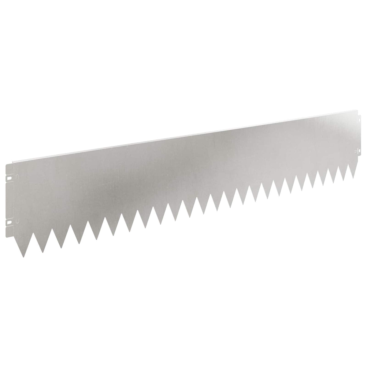 Lawn Edging 20 pcs 103 x 20 cm Steel Silver