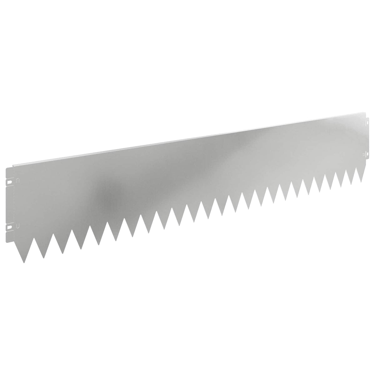 Lawn Edging 20 pcs 103 x 20 cm Steel Silver