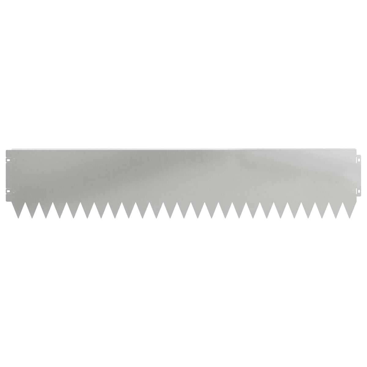 Lawn Edging 20 pcs 103 x 20 cm Steel Silver