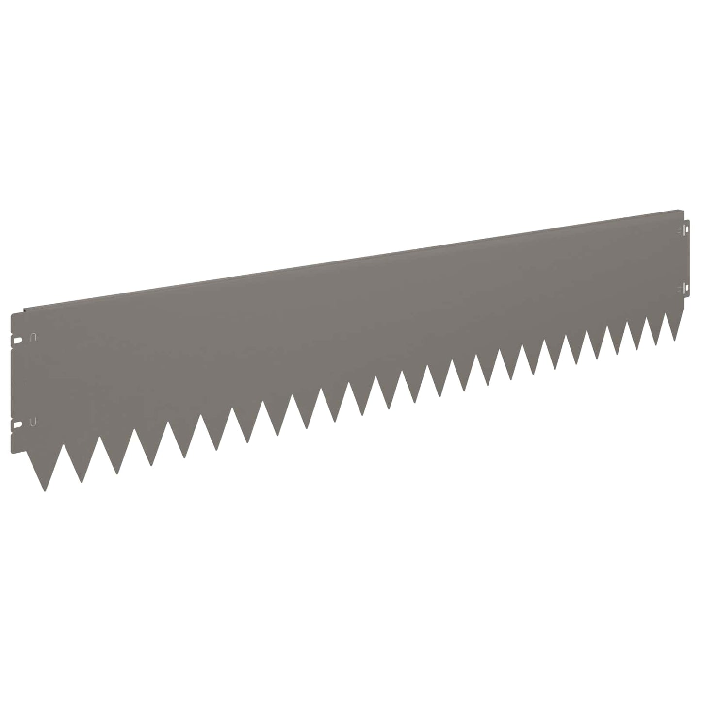 Lawn Edging 10 pcs 103 x 20 cm Steel Rusty