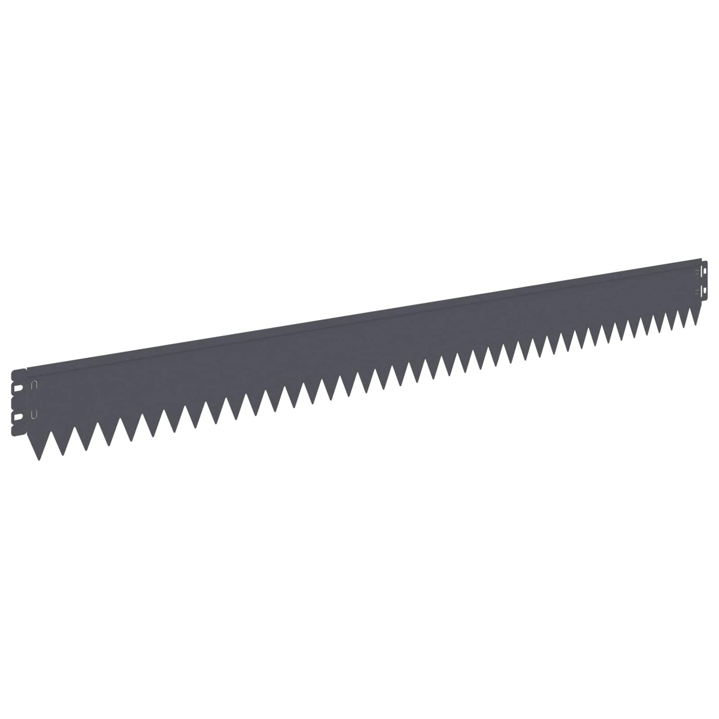 Lawn Edging 50 pcs 103 x 10 cm Steel Anthracite