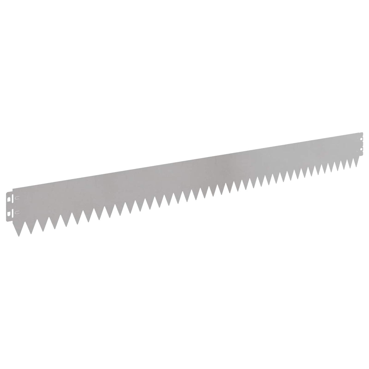 Lawn Edging 10 pcs 103 x 10 cm Stainless Steel Silver