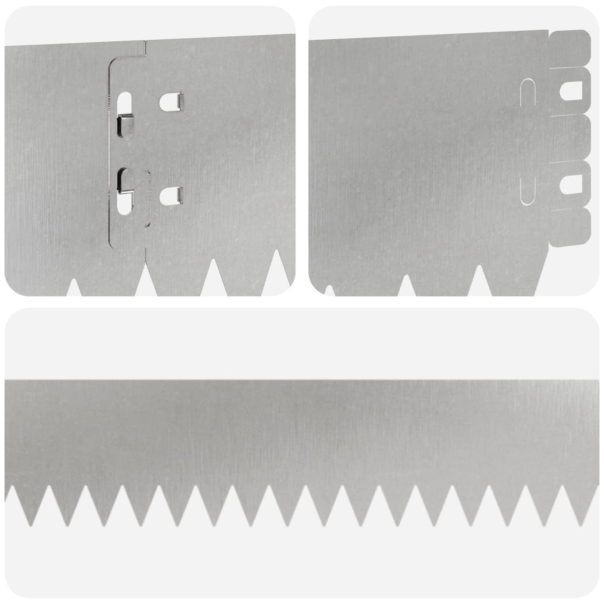 Lawn Edging 20 pcs 103 x 10 cm Steel Silver
