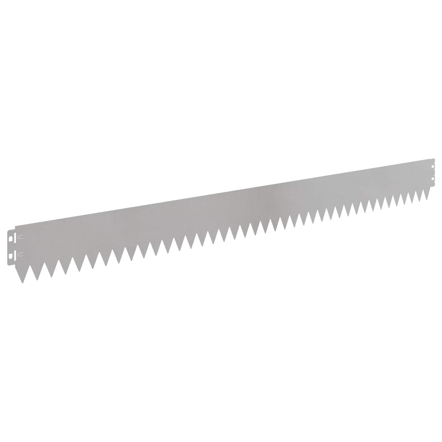 Lawn Edging 20 pcs 103 x 10 cm Steel Silver