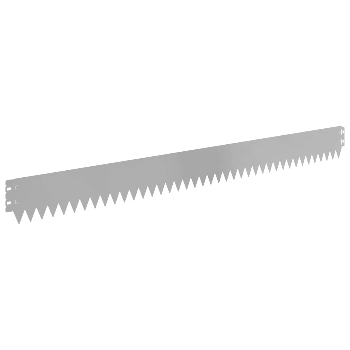 Lawn Edging 30 pcs 103 x 10 cm Steel Silver