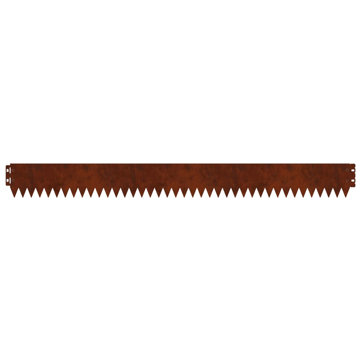 Lawn Edging 30 pcs 103 x 10 cm Steel Rusty
