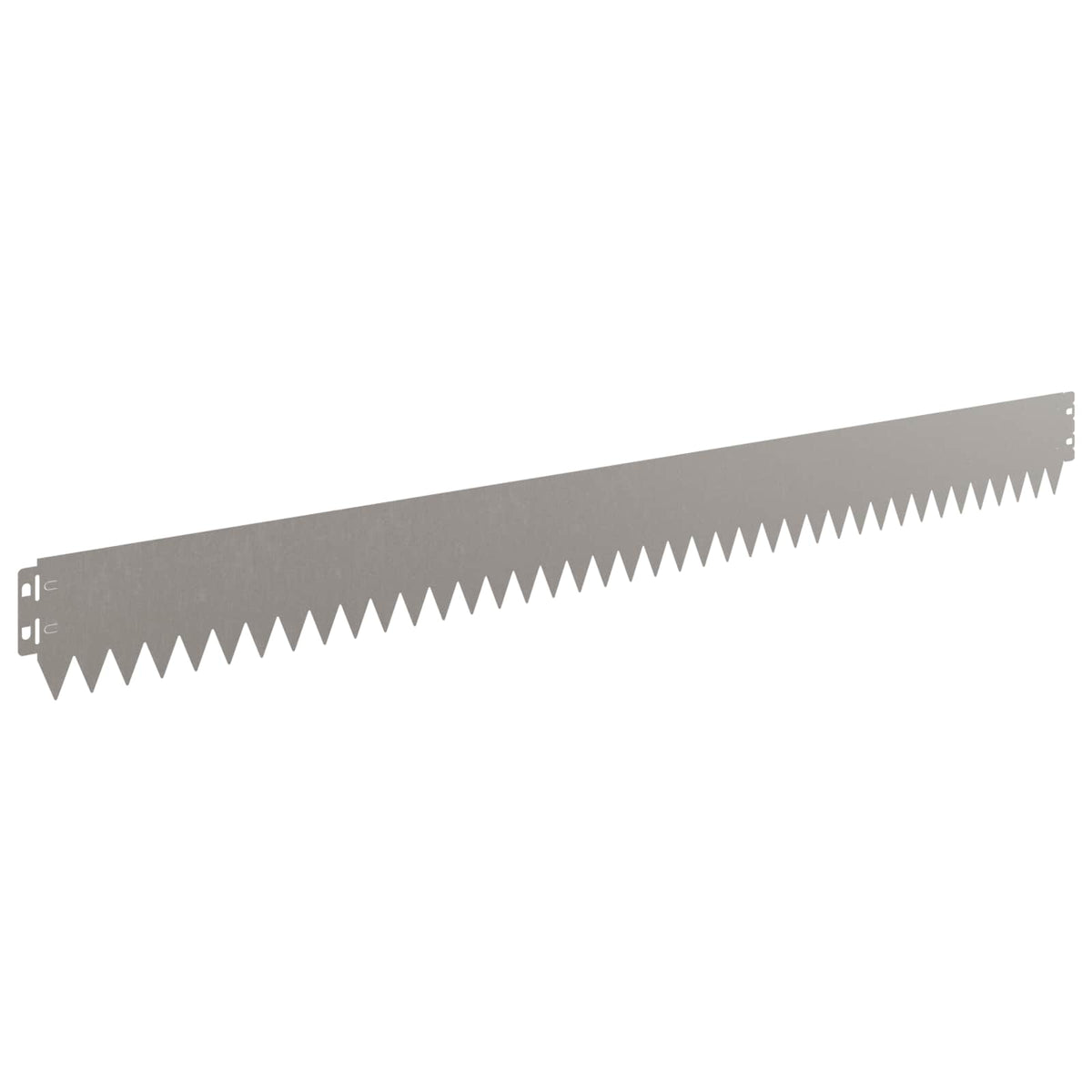 Lawn Edging 50 pcs 103 x 10 cm Steel Rusty