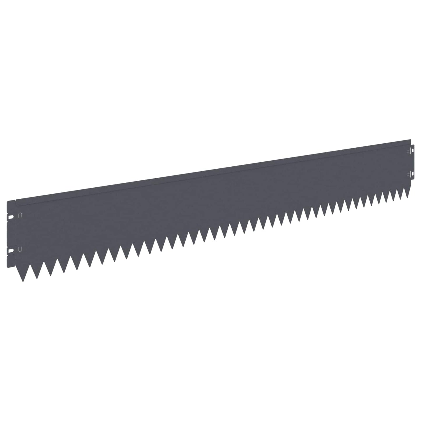 Lawn Edging 10 pcs 103 x 15 cm Steel Anthracite