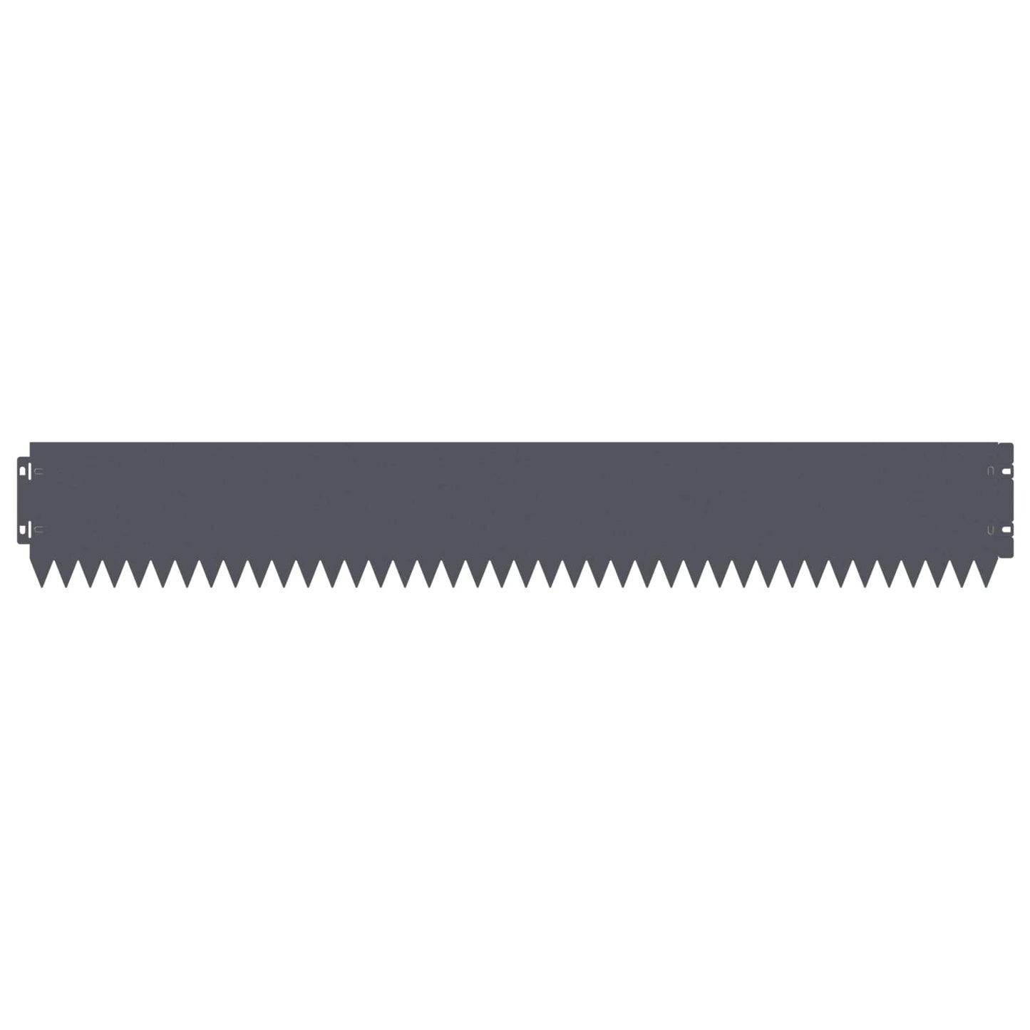 Lawn Edging 10 pcs 103 x 15 cm Steel Anthracite