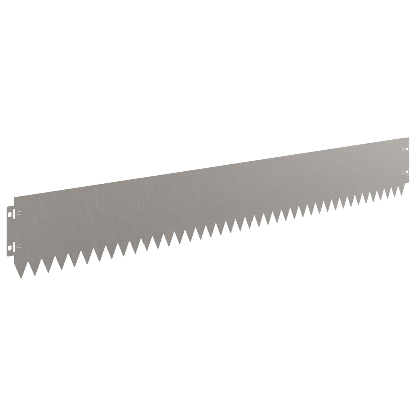 Lawn Edging 30 pcs 103 x 15 cm Steel Rusty