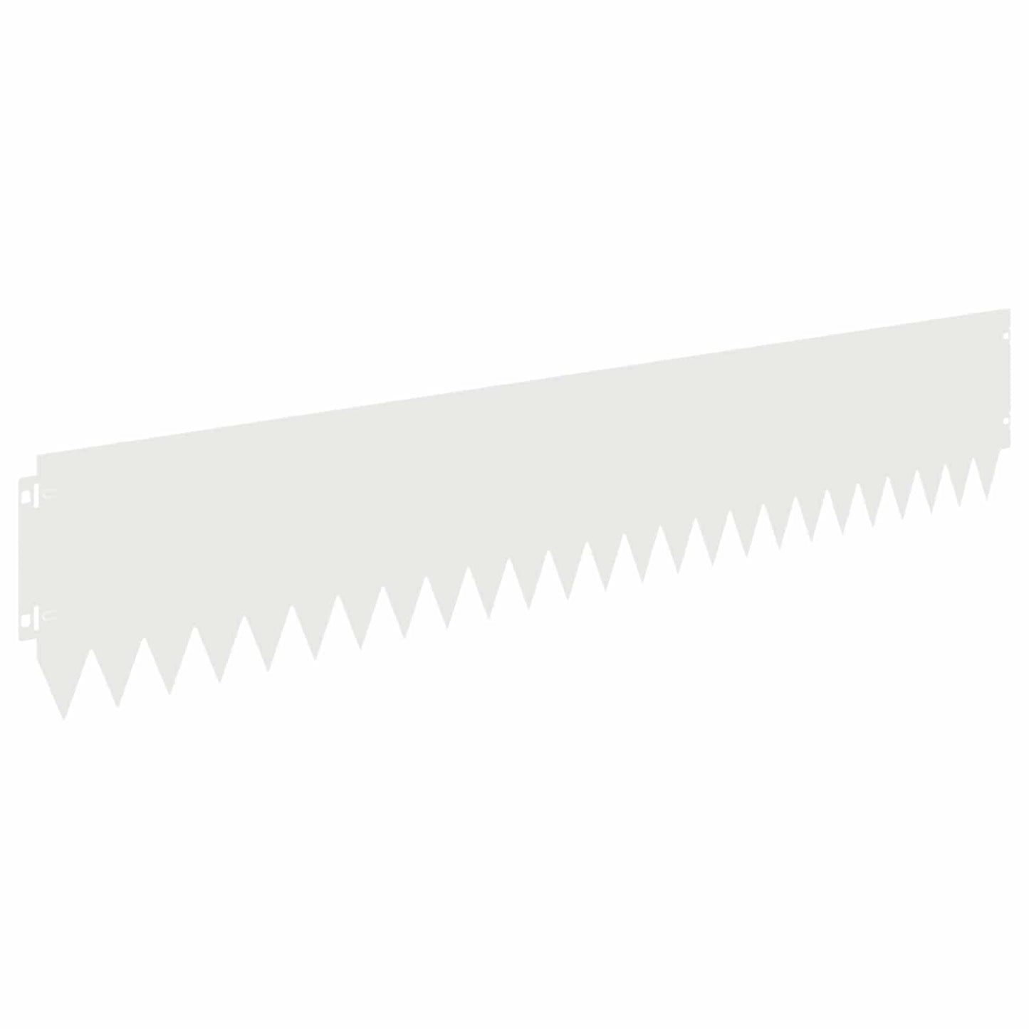 Lawn Edging 20 pcs 103 x 20 cm Steel White