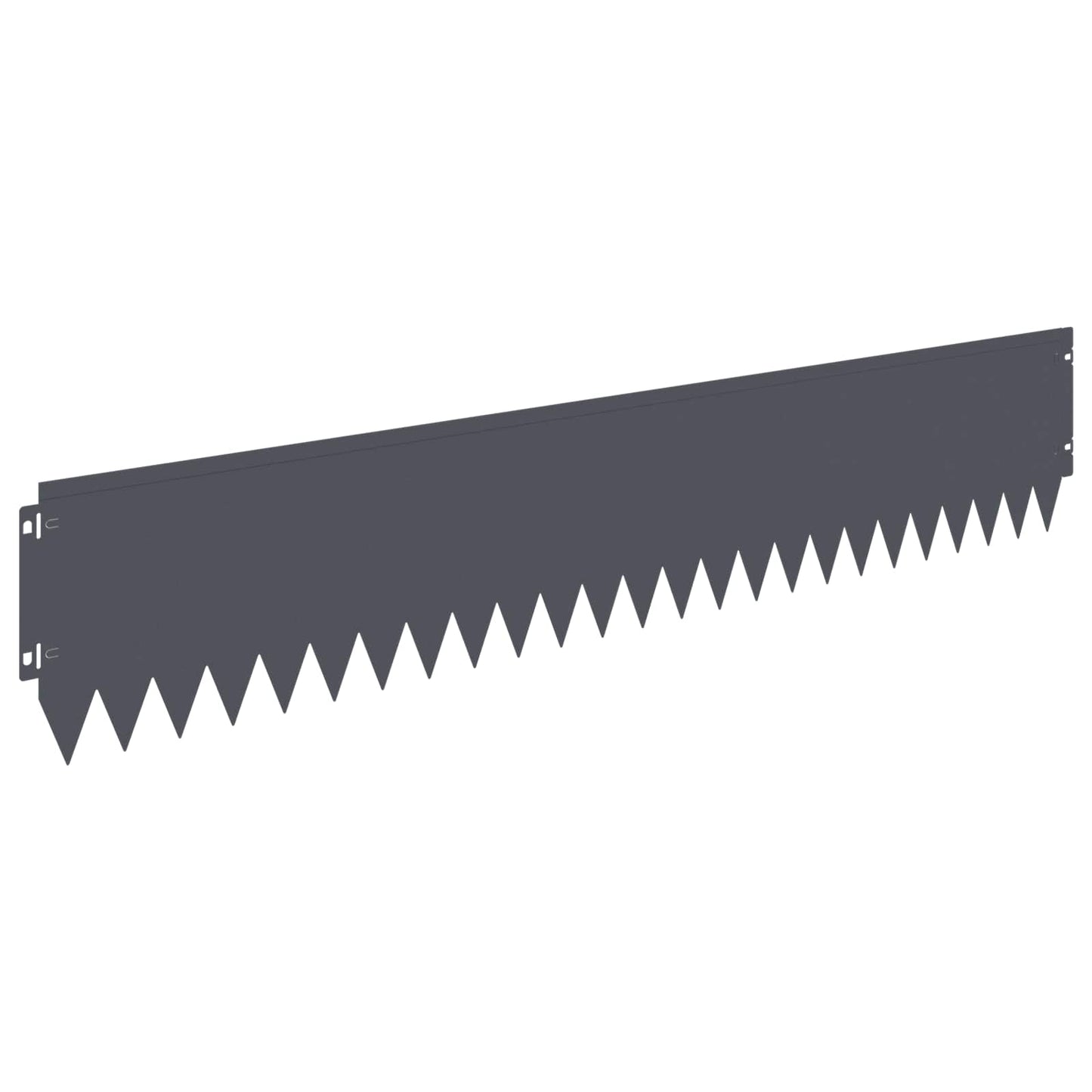 Lawn Edging 20 pcs 103 x 20 cm Steel Anthracite