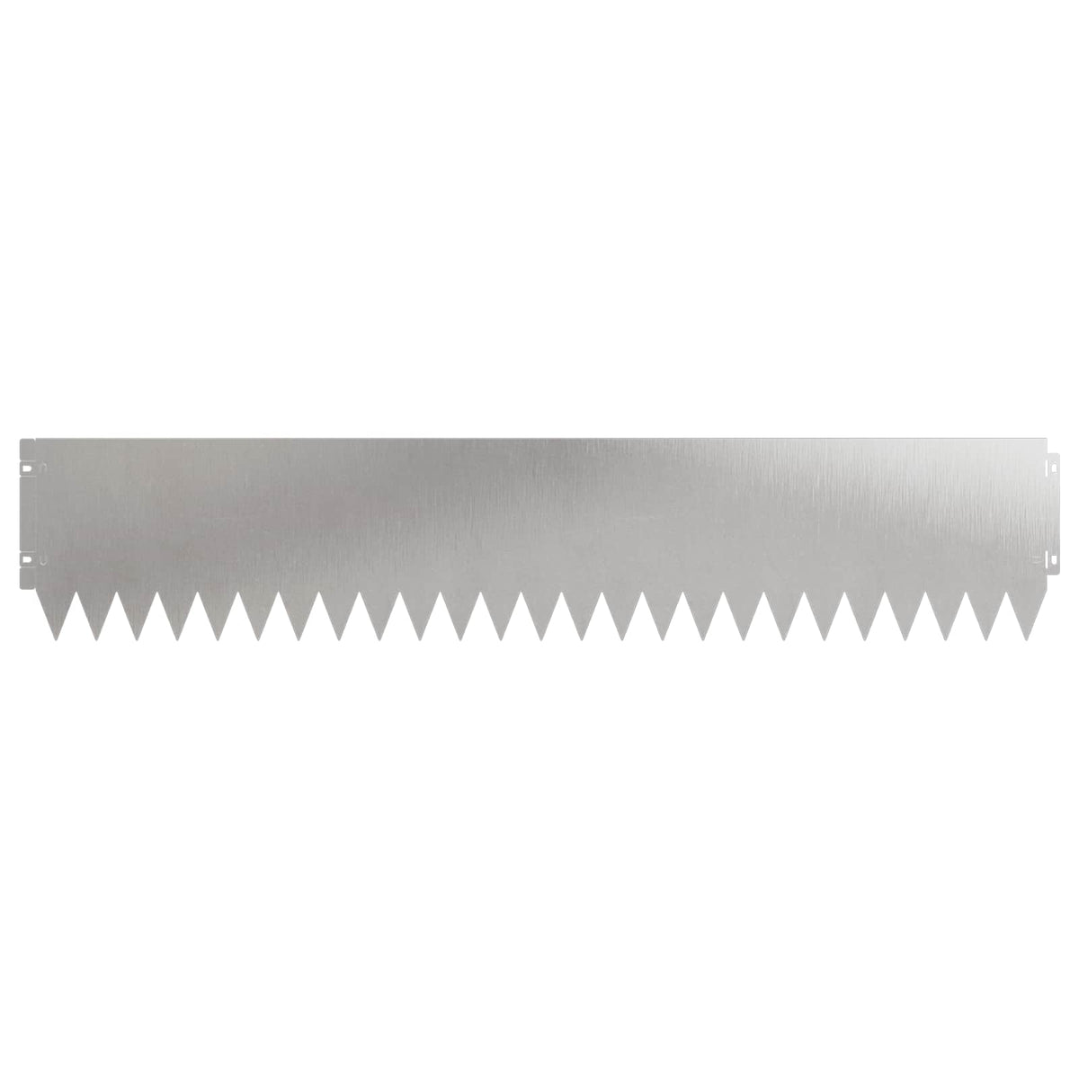 Lawn Edging 10 pcs 103 x 20 cm Steel Silver
