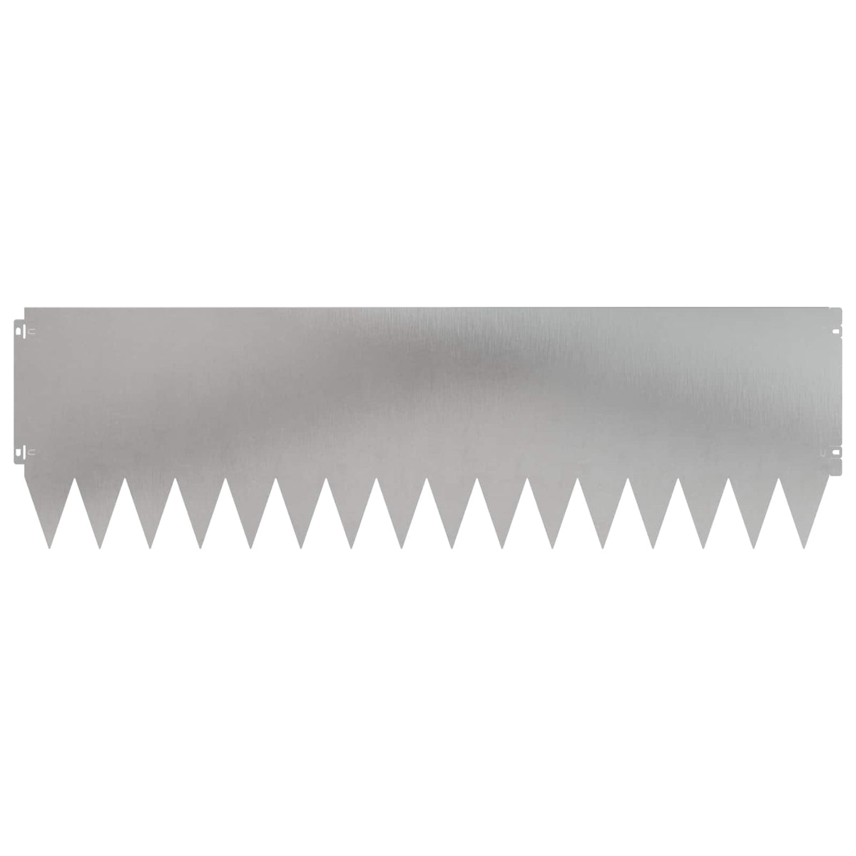 Lawn Edging 10 pcs 103 x 30 cm Stainless Steel Silver
