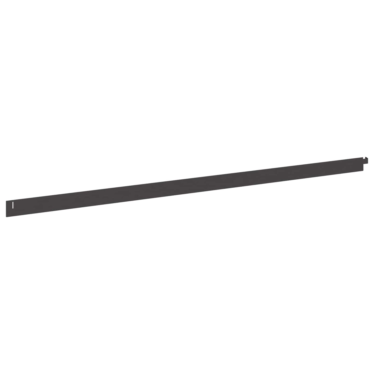 Lawn Edging 30 pcs 102 x 4 x 4 cm Steel Black