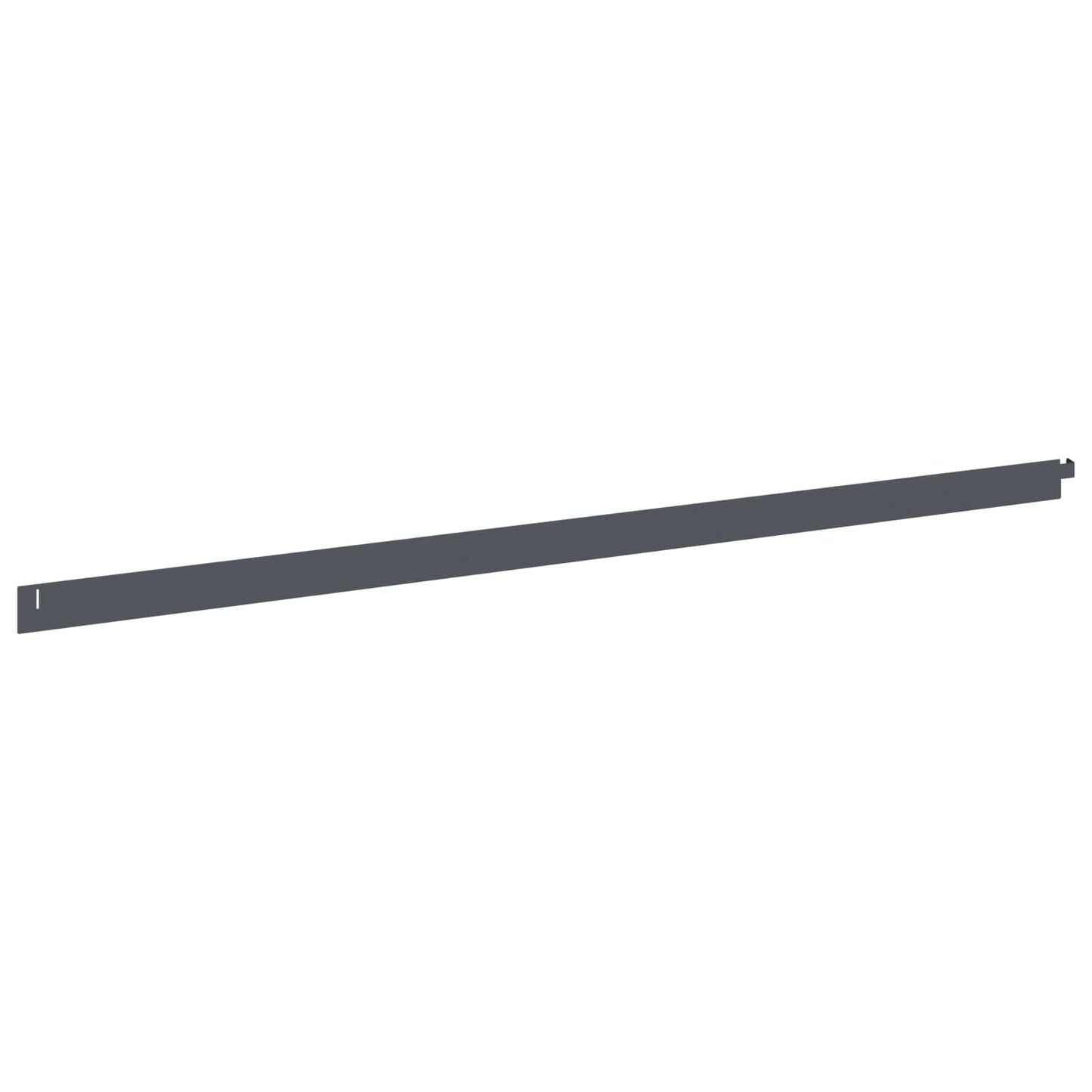 Lawn Edging 50 pcs 102 x 4 x 4 cm Steel Anthracite