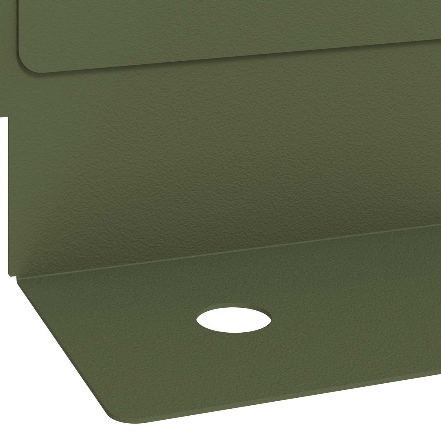 Lawn Edging 30 pcs 102 x 4 x 4 cm Steel Olive Green