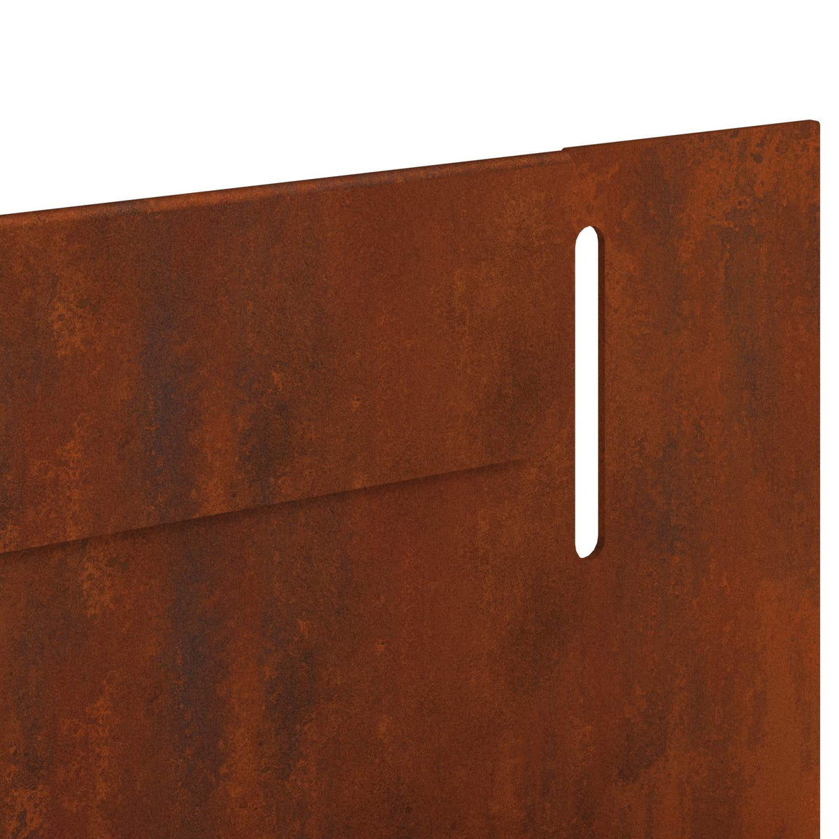 Lawn Edging 20 pcs 102 x 4 x 4 cm Steel Rusty