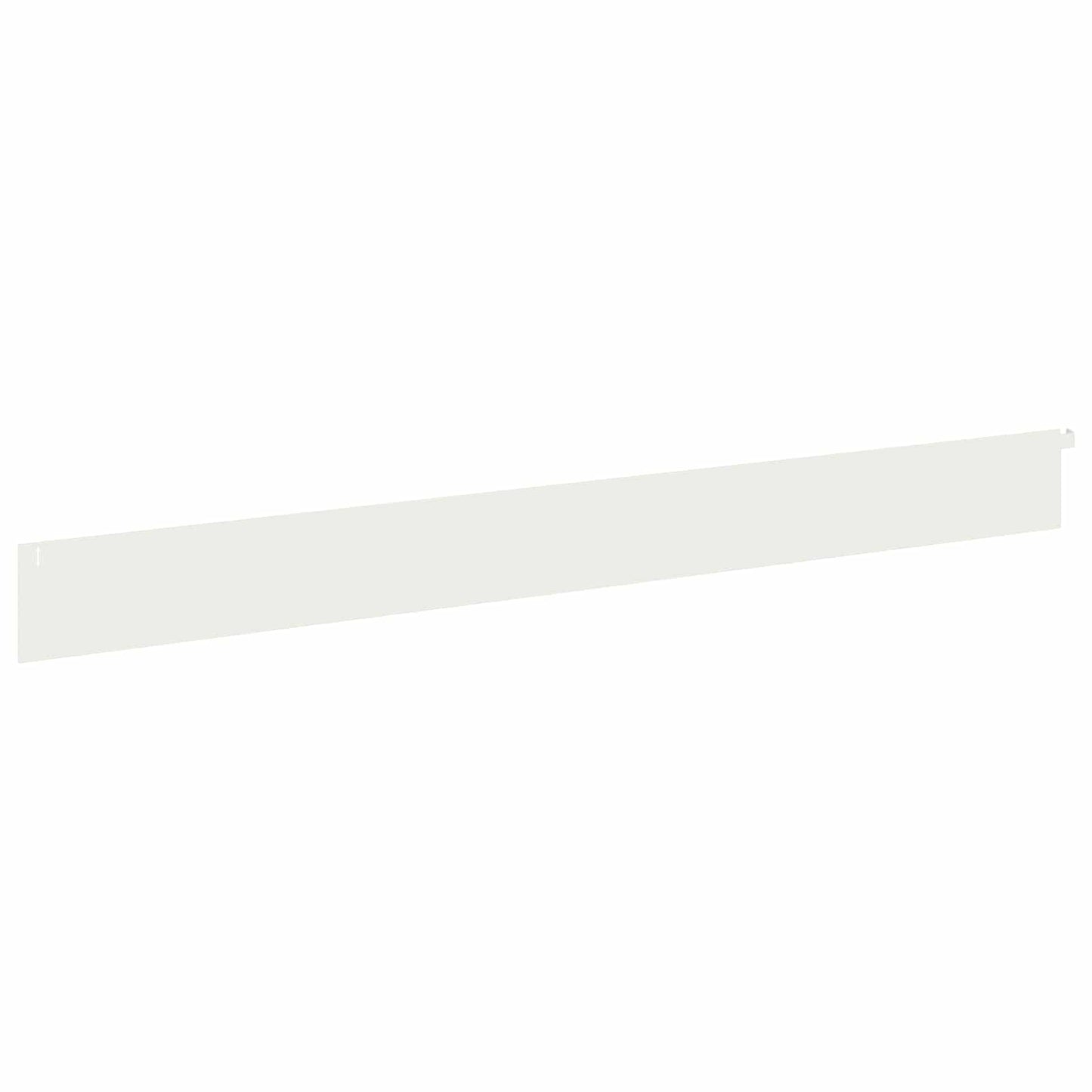Lawn Edging 10 pcs 102 x 10 x 4 cm Steel White