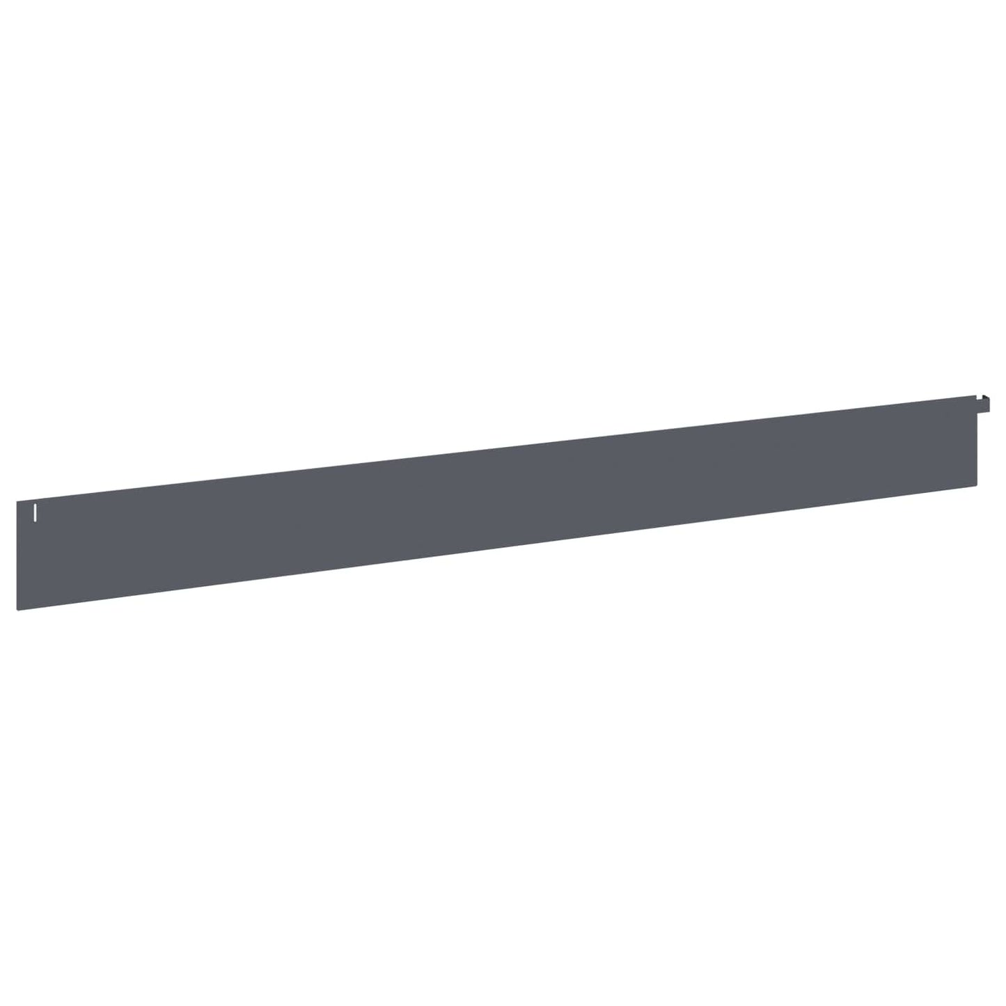 Lawn Edging 20 pcs 102 x 10 x 4 cm Steel Anthracite