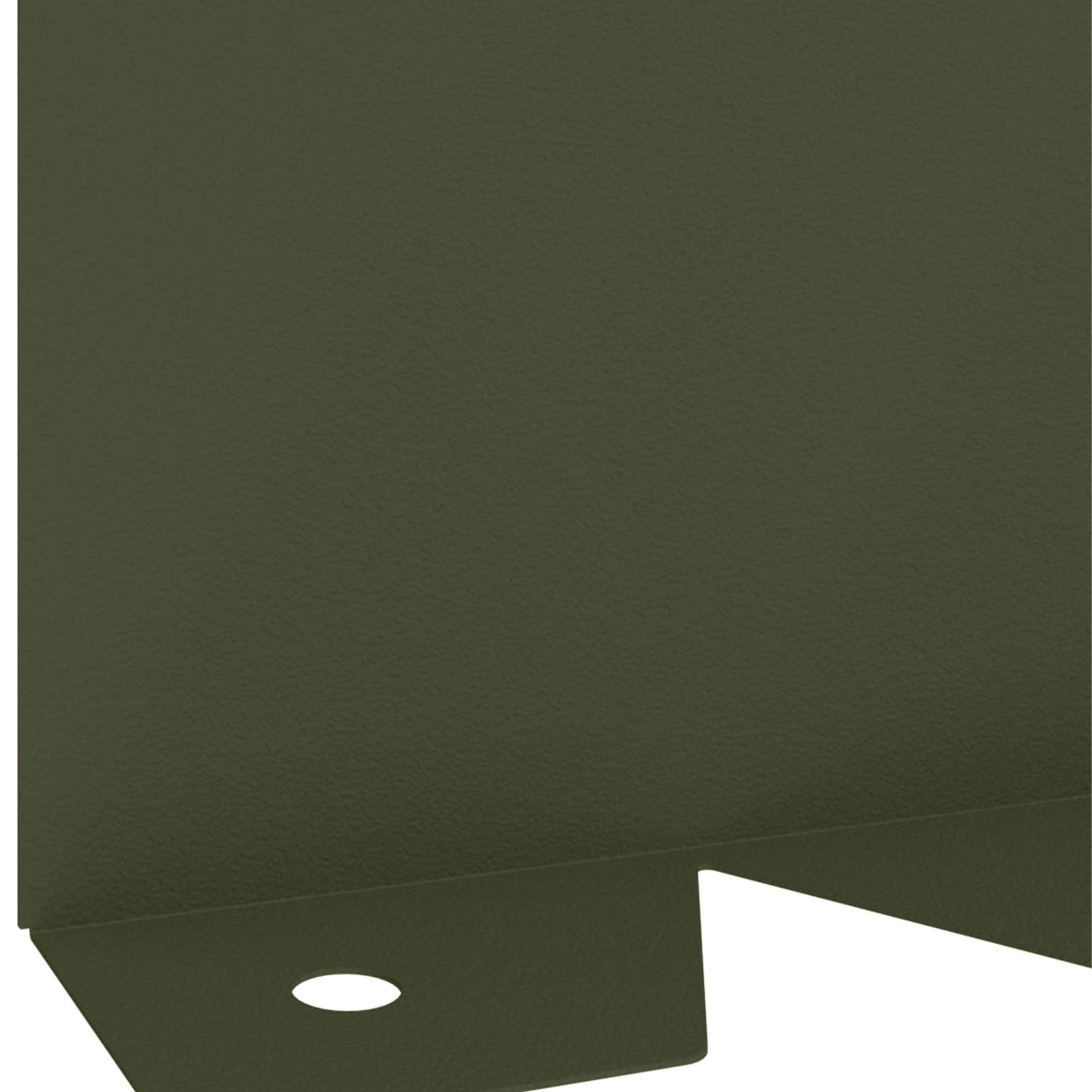 Lawn Edging 10 pcs 102 x 10 x 4 cm Steel Olive Green