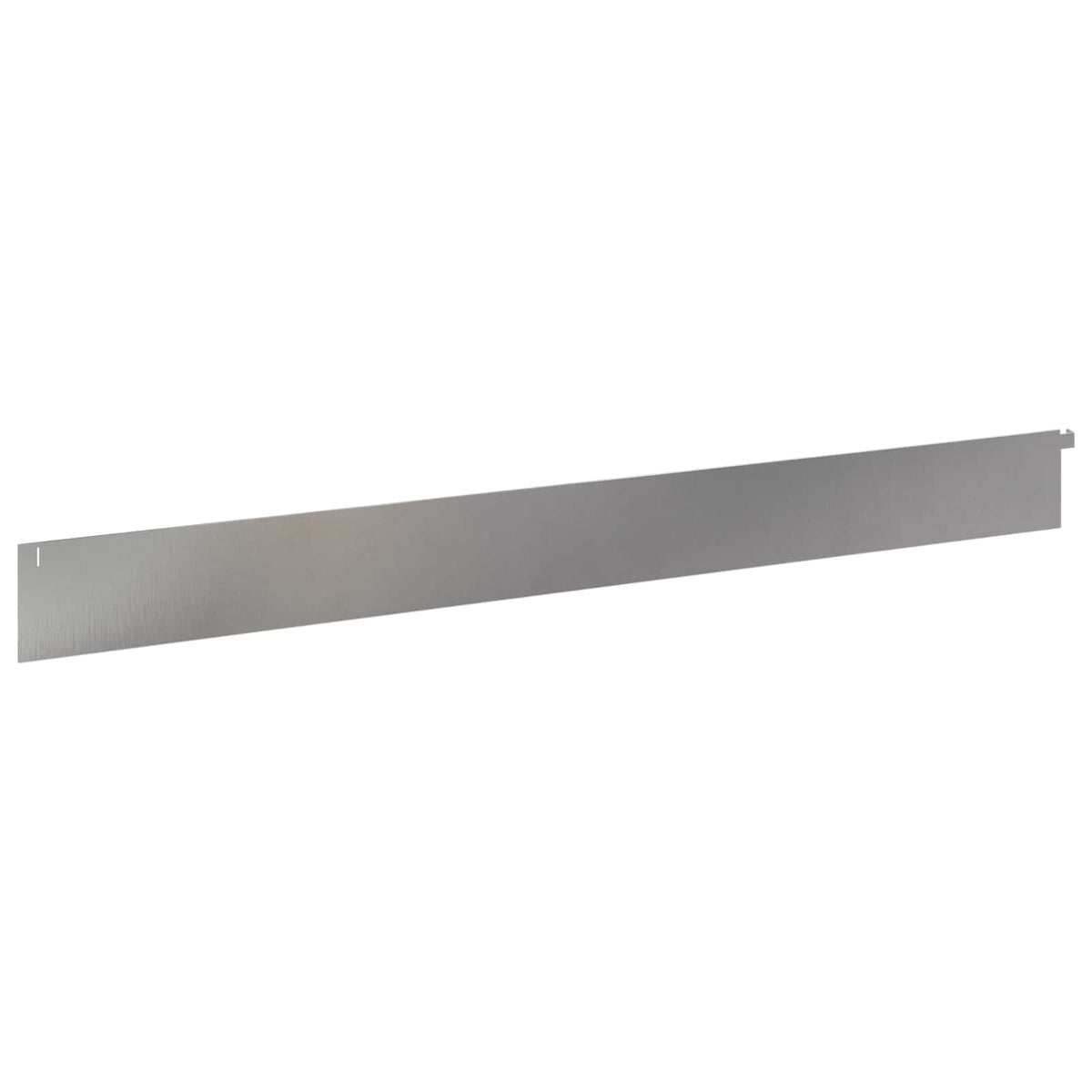Lawn Edging 10 pcs 102 x 10 x 4 cm Steel Silver