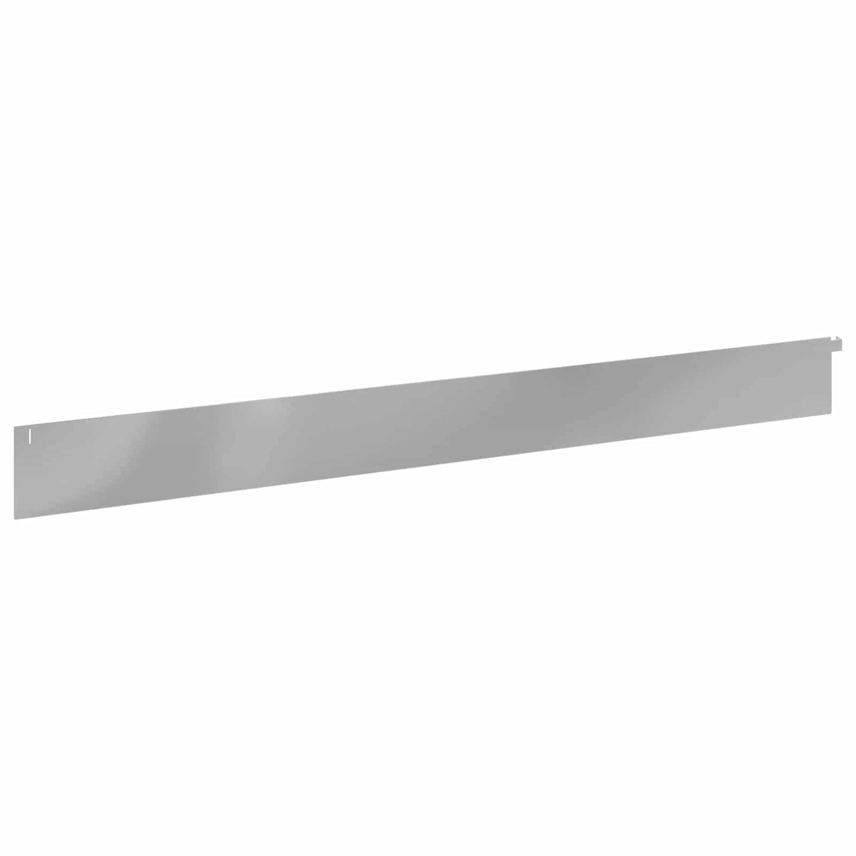 Lawn Edging 30 pcs 102 x 10 x 4 cm Steel Silver