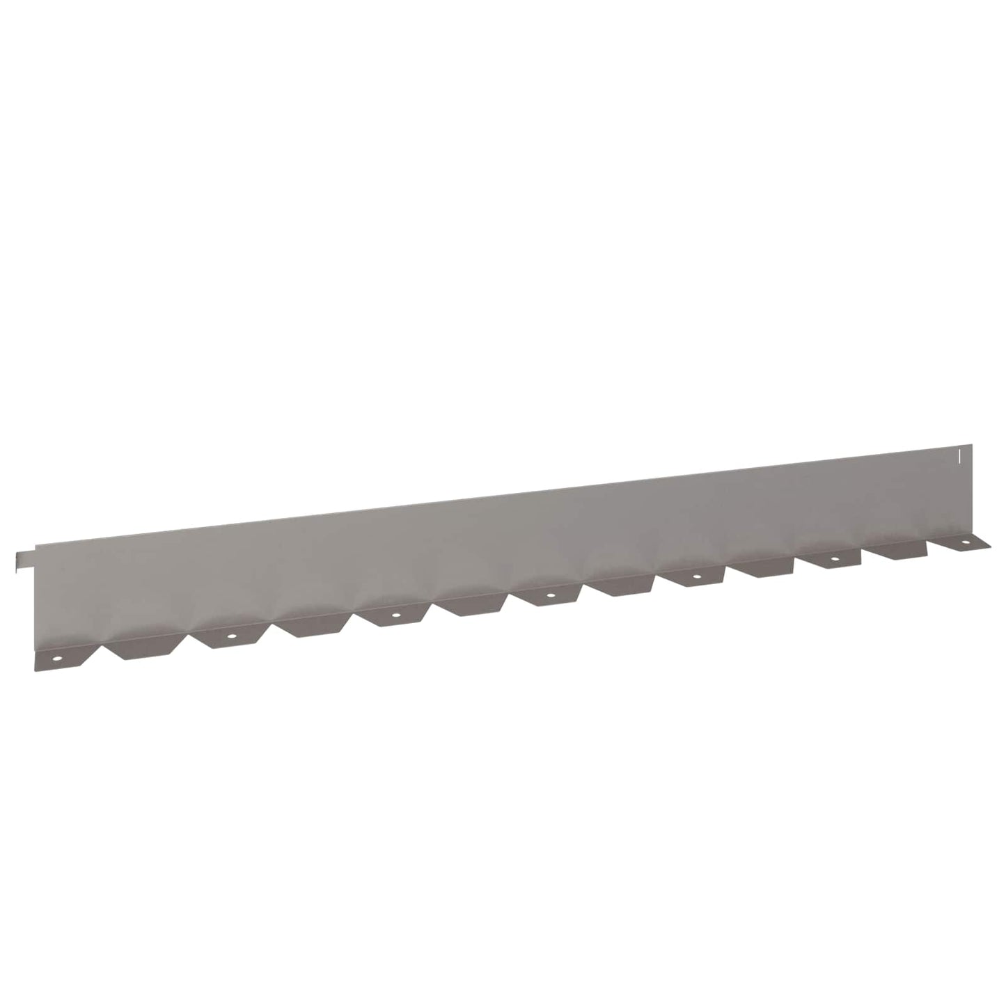 Lawn Edging 30 pcs 102 x 10 x 4 cm Steel Rusty