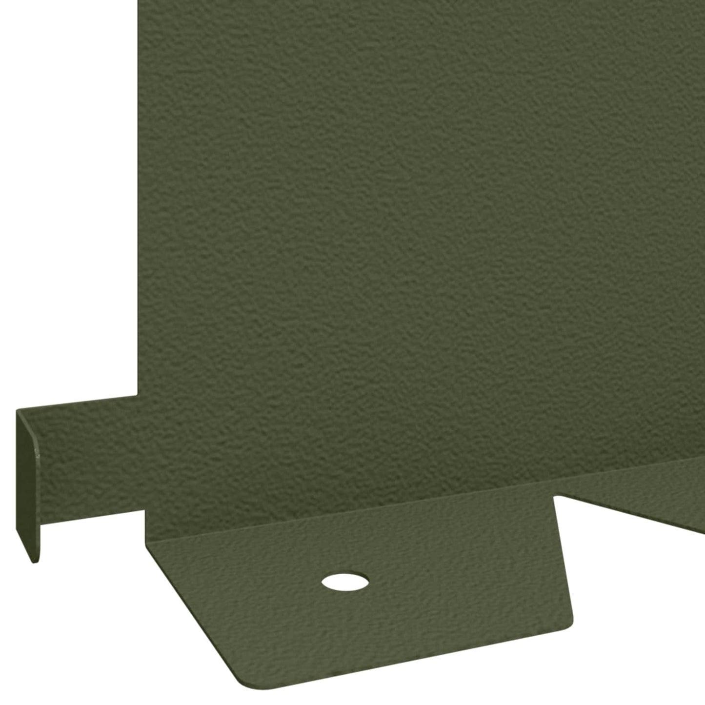 Lawn Edging 20 pcs 102 x 15 x 4 cm Steel Olive Green