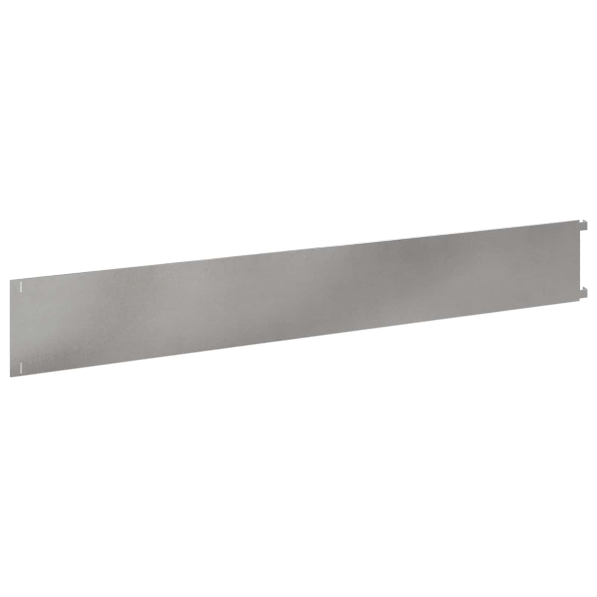 Lawn Edging 10 pcs 102 x 15 x 4 cm Steel Silver