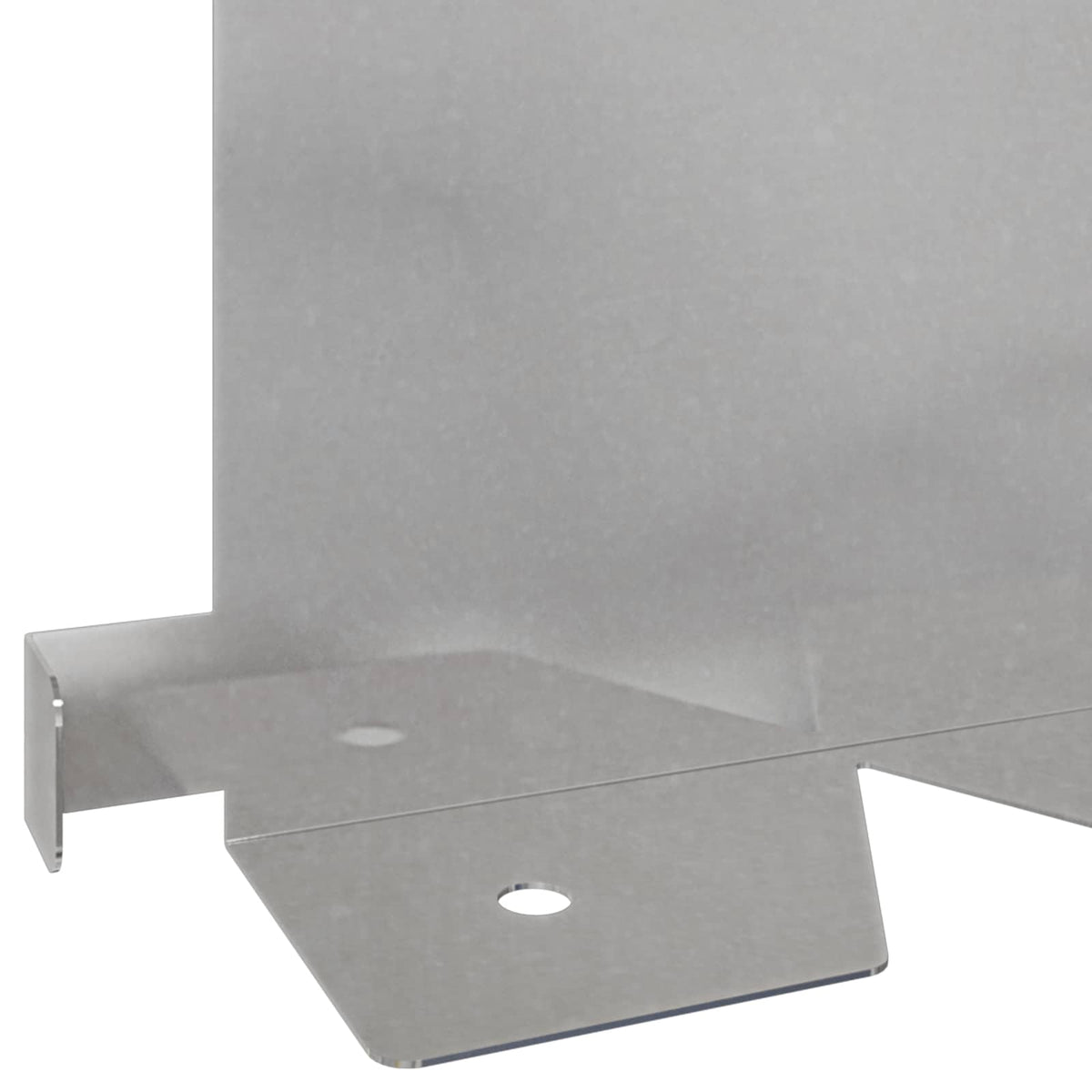 Lawn Edging 20 pcs 102 x 15 x 4 cm Steel Silver