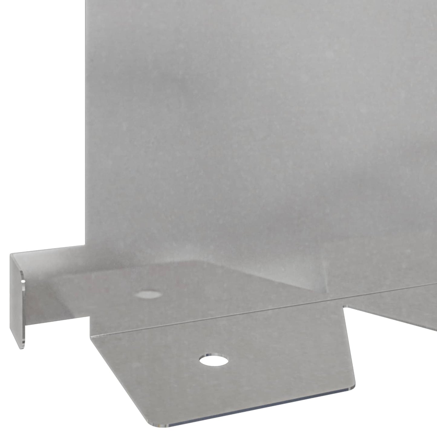 Lawn Edging 30 pcs 102 x 15 x 4 cm Steel Silver